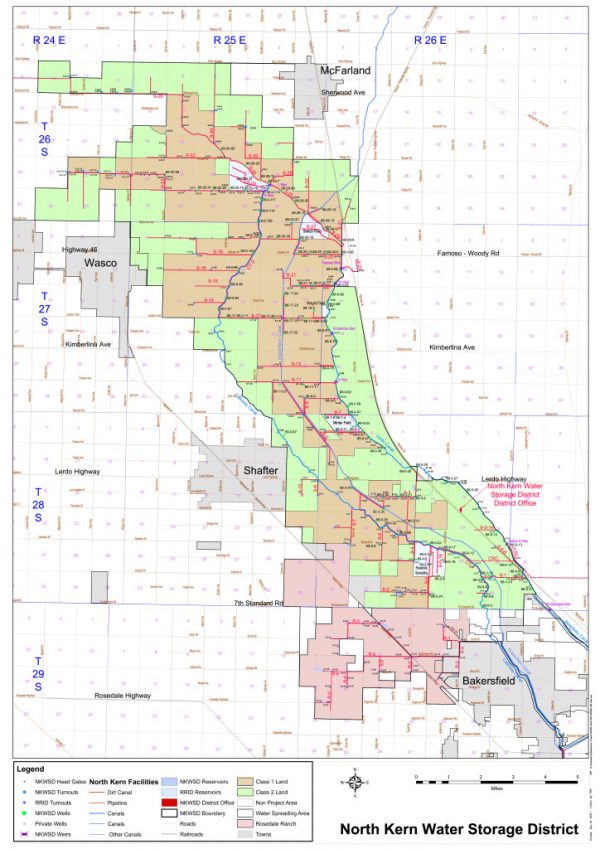 Map (District and Regional) North Kern Water Storage District