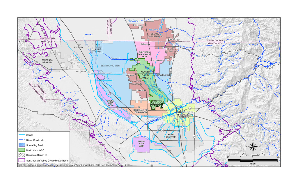 Map (District and Regional) North Kern Water Storage District